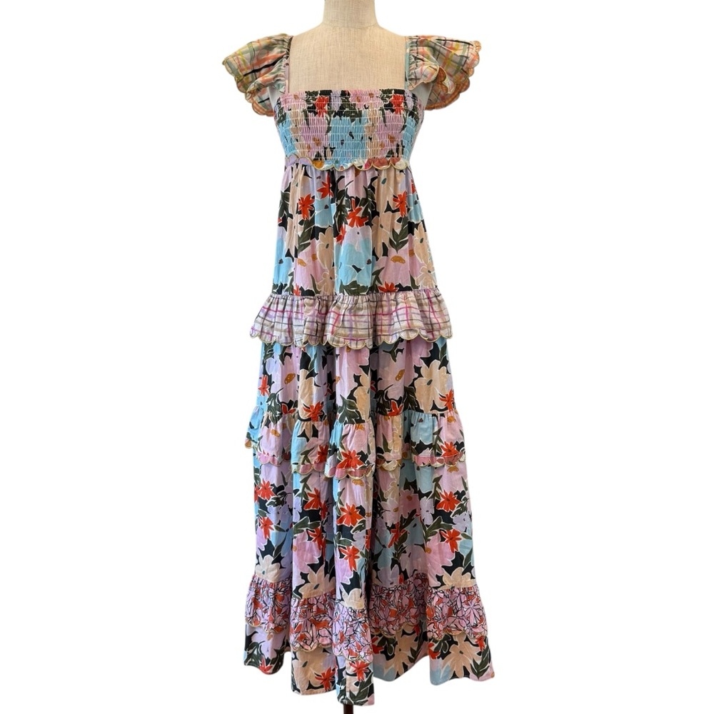Celia B Kaira tiered floral maxi dress - Picture 2 of 16